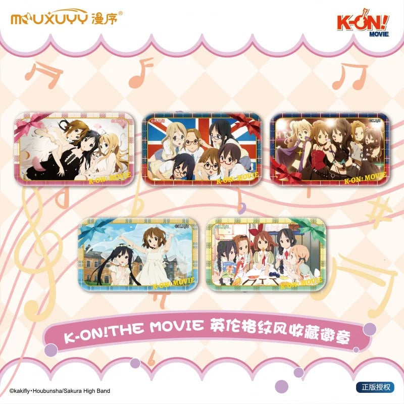 K-ON! The Movie British Plaid Collection Badge Blind Pack