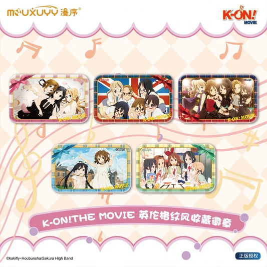 K-ON! The Movie British Plaid Collection Badge Blind Pack