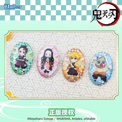 Demon Slayer Chibi Series Tinplate Badge - Blind Pack