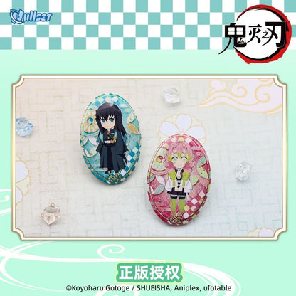 Demon Slayer Chibi Series Tinplate Badge - Blind Pack