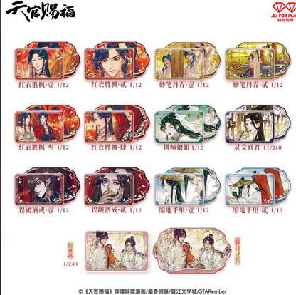 Heaven Official’s Blessing Brilliant Memories Series Square Tin Badge - Blind Pack