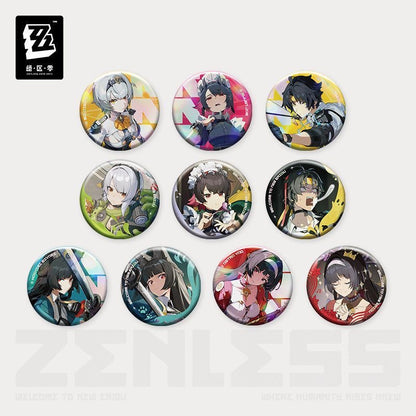 Zenless Zone Zero Curated Rope Collection Series Tinplate Badge Vol.1 - Blind Pack
