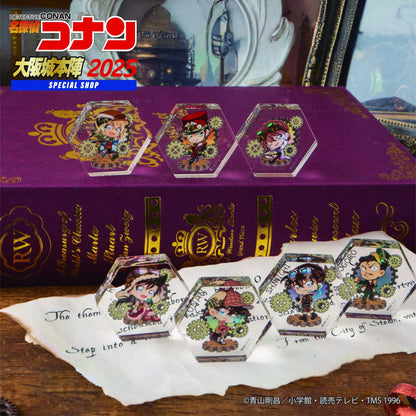 Detective Conan 2025 Osaka Castle Steampunk Series Chibi Acrylic Brick - Blind Pack