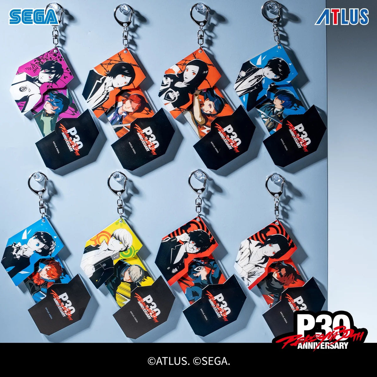 Persona 30th Anniversary Character Acrylic Gradient Color Charm - Blind Pack