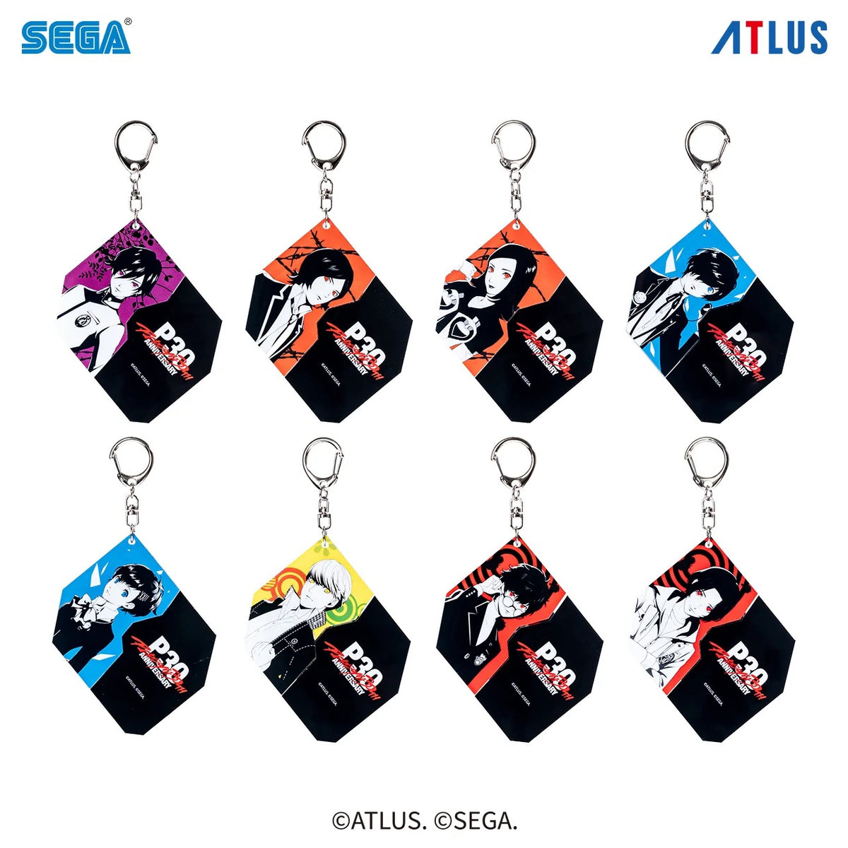 Persona 30th Anniversary Character Acrylic Gradient Color Charm - Blind Pack