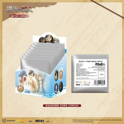 Attack on Titan TV Scene Illustration Badge - Blind Pack