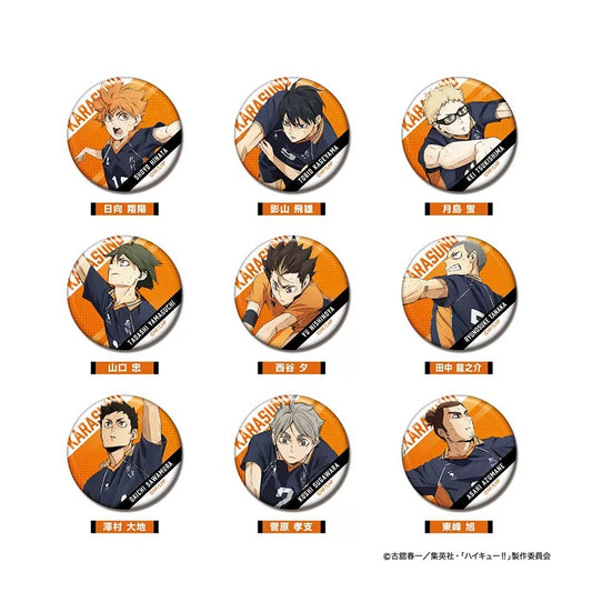 Haikyu!! The Dumpster Battle Karasuno Series Can Badge Vol. 2 - Blind Pack