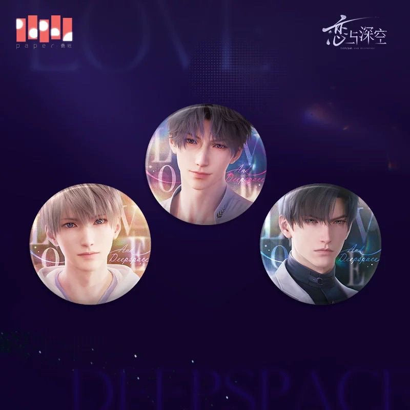 Love and Deepspace Heartbeat Departure Series - Tinplate Badge