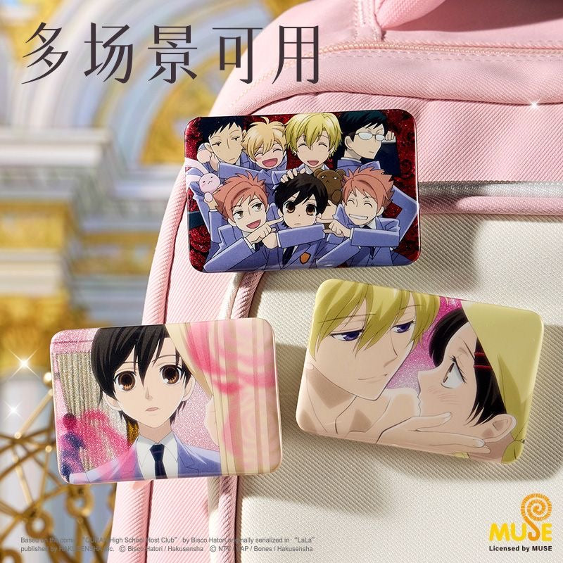 Ouran High School Host Club Scene Illustration Tinplate Badge - Blind Pack