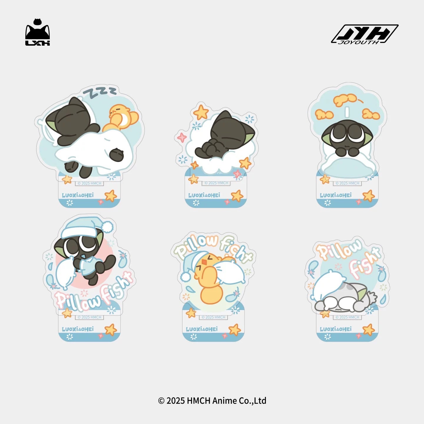 The Legend of Hei Good Night Meow  – Acrylic Stand Blind Pack