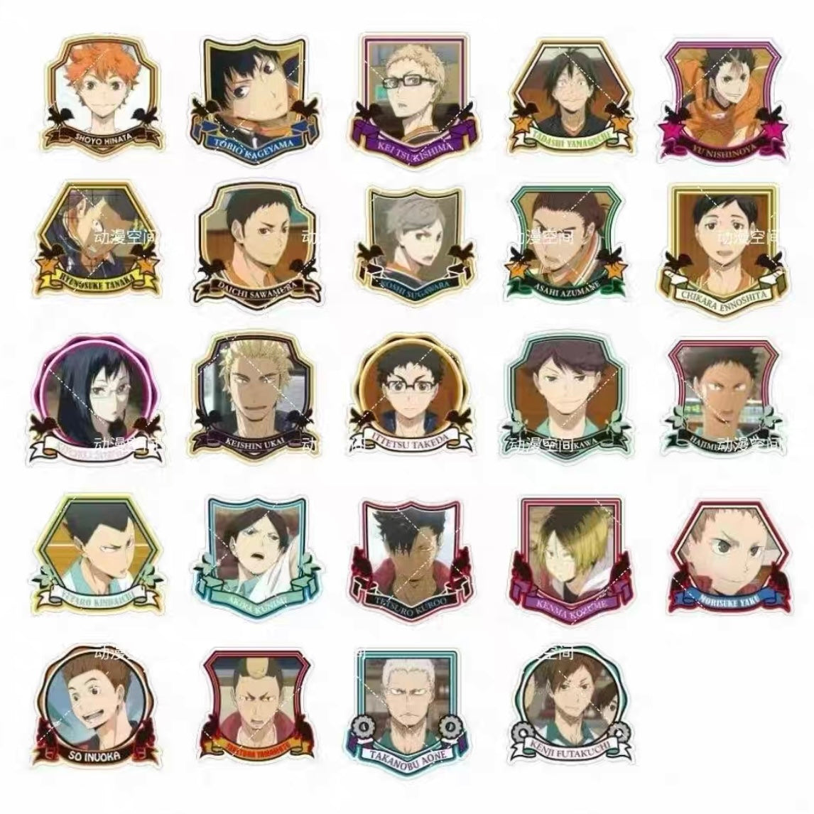 Haikyuu!! Iconic Scenes Acrylic Badge Blind Pack