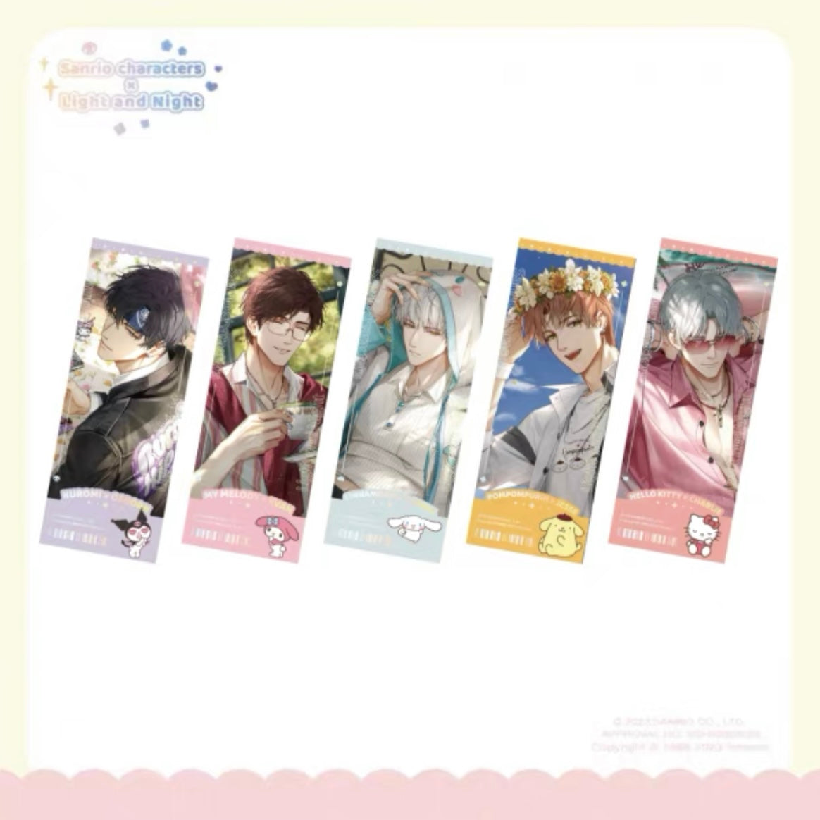 Light and Night Sanrio Collaboration Holographic Ticket