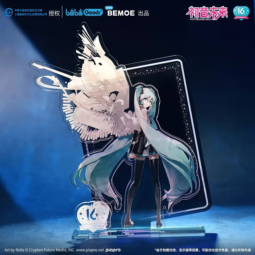 Hatsune Miku 16th Birthday Commemoration Future Glance Acrylic Standee