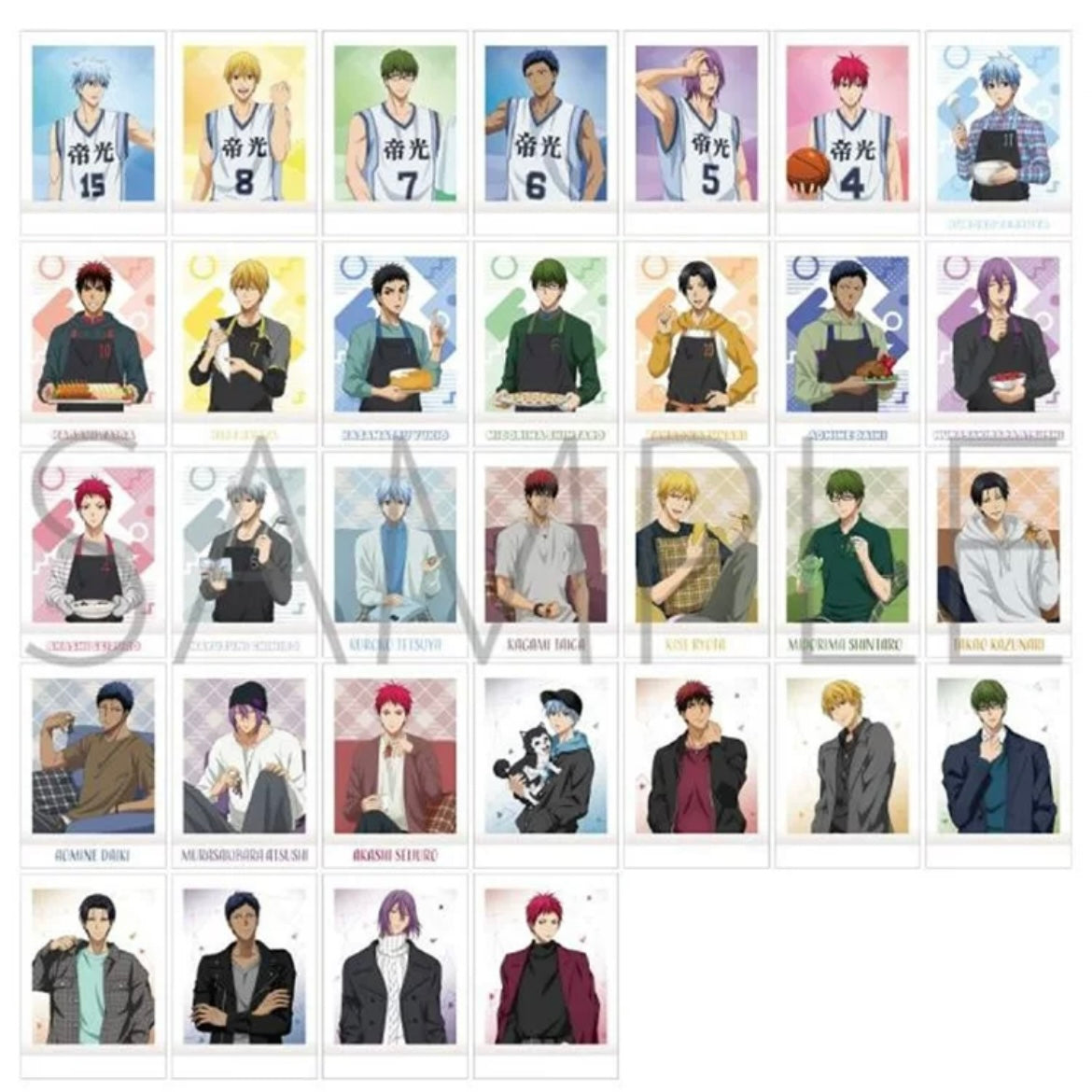 Kuroko's Basketball Collectible Card Instant Photo Style Collection Series 3