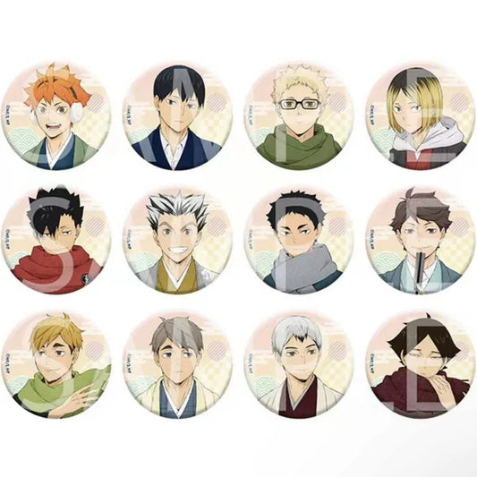 Haikyuu!! Winter Kimono Badge Blind Pack