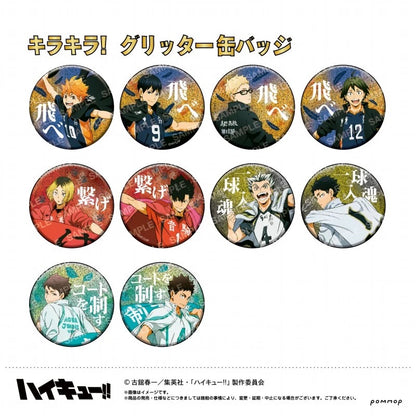 Haikyuu!! Team Flag Can Badge Blind Pack