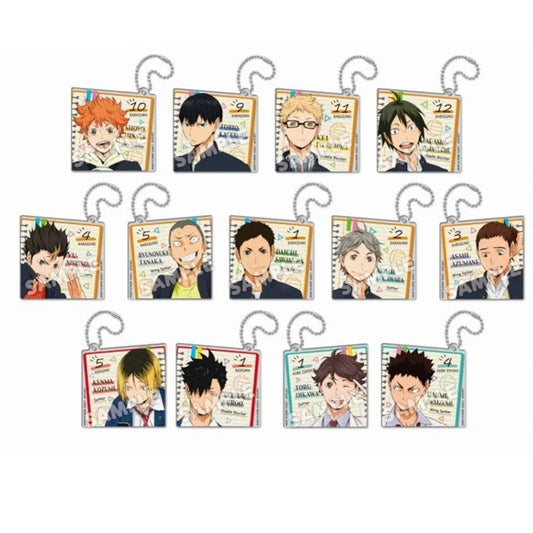 Haikyuu!! Old Uniform Acrylic Keychain Blind Pack