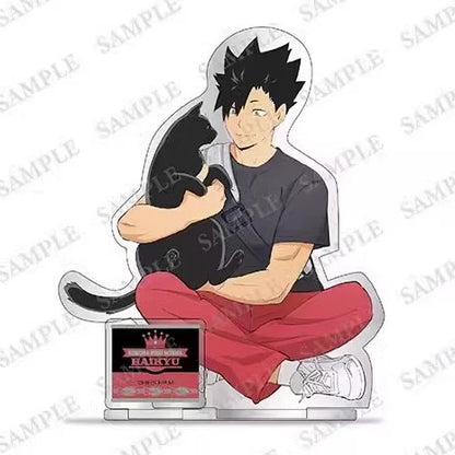 Haikyuu!! Nekoma Cat Club 10cm Shiny Can Badge & Acrylic Standee