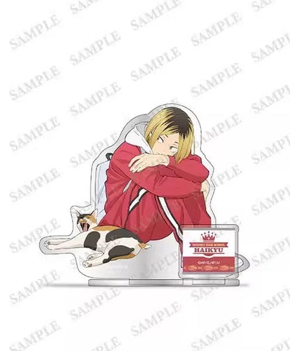 Haikyuu!! Nekoma Cat Club 10cm Shiny Can Badge & Acrylic Standee