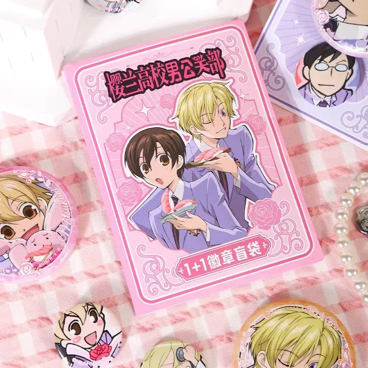 Ouran High School Host Club 1+1 Series Can Badge - Blind Pack
