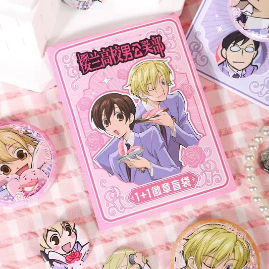 Ouran High School Host Club 1+1 Series Can Badge - Blind Pack