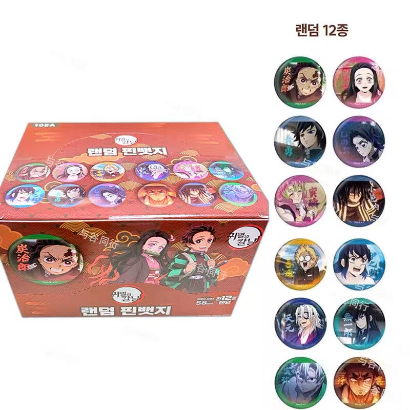 Demon Slayer Korean Badge - Blind Box