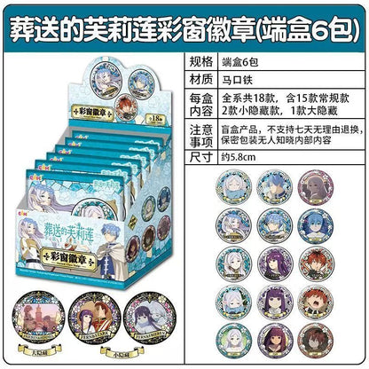 Frieren Stained Glass Tinplate Badge - Blind Pack
