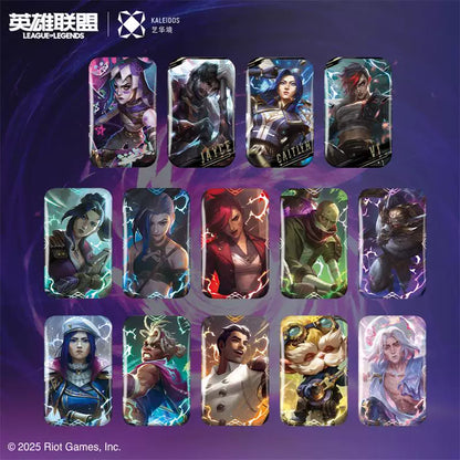 League of Legends Arcane Skin Series Tinplate Badge Blind Box