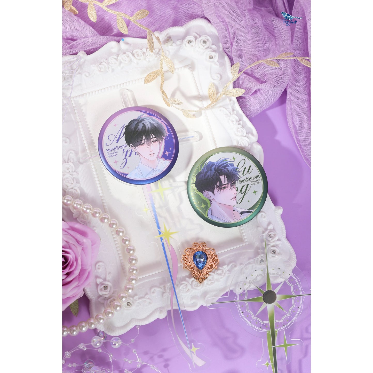 The Little Mushroom Twilight Poetry Series Stick Badge Set - Blind Pack