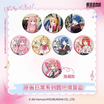 Bocchi the Rock! Original Art Daily Series Round Can Badge - Blind Pack