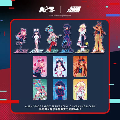 Alien Stage Rabbit Series Acrylic Stand & Card