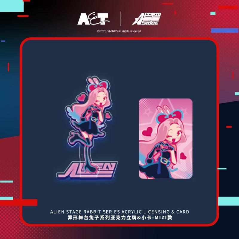 Alien Stage Rabbit Series Acrylic Stand & Card