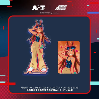 Alien Stage Rabbit Series Acrylic Stand & Card