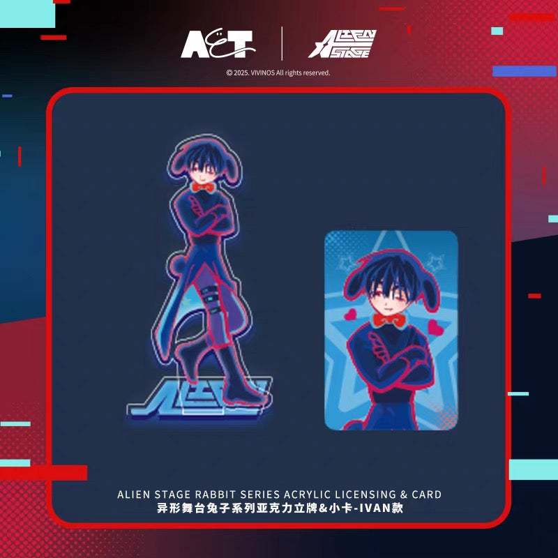Alien Stage Rabbit Series Acrylic Stand & Card