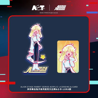 Alien Stage Rabbit Series Acrylic Stand & Card