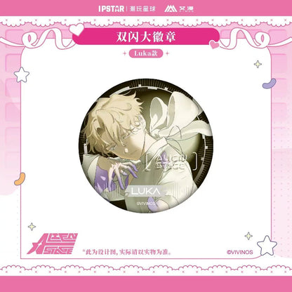 Alien Stage Double Holographic - Can Badge