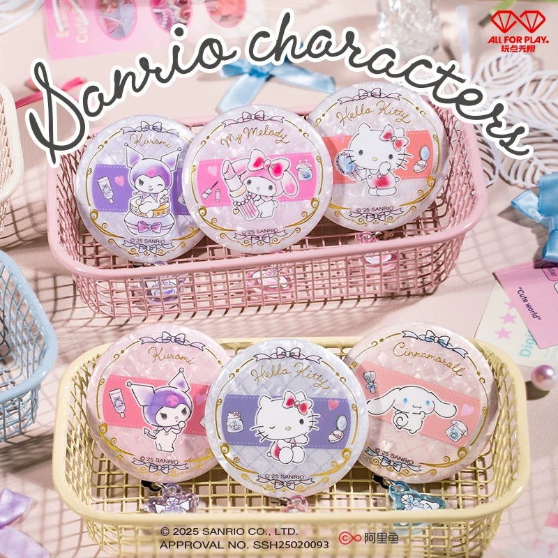Sanrio Characters “Beauty Partners” Series Tin Badge - Blind Pack