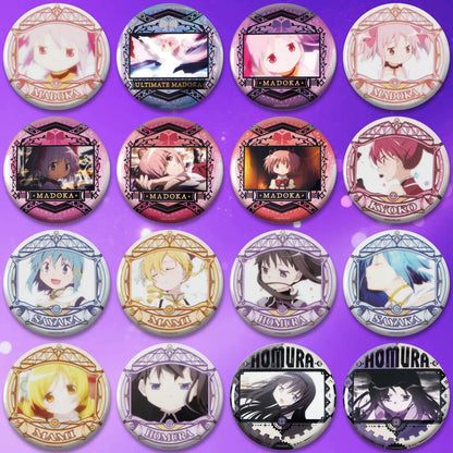 Puella Magi Madoka Magica the Movie Part 1: Beginnings / Part 2: Eternal Scene Photo Badge - Blind Pack