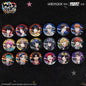 Hypnosis Mic Division Rap Battle Rhyme Anima Laser Badge - Blind Pack