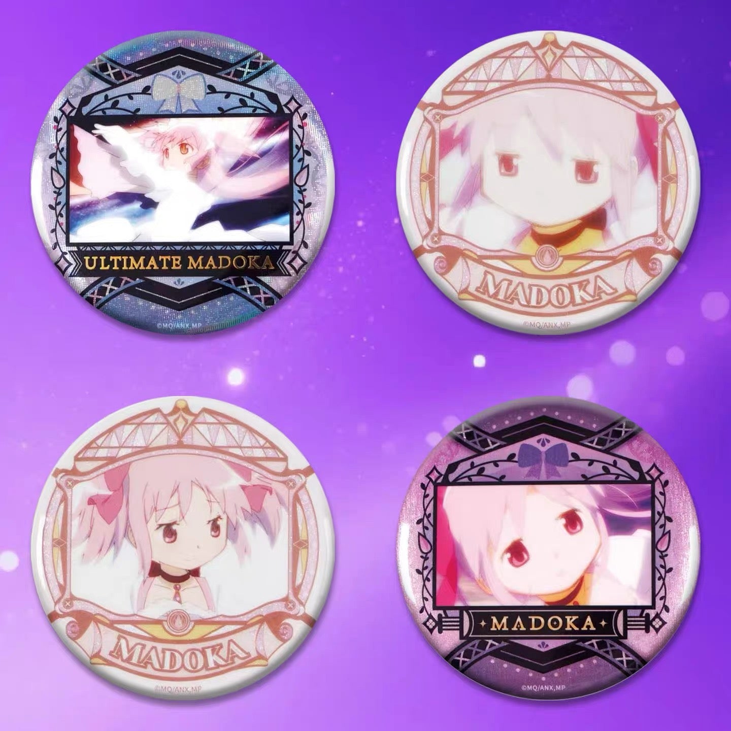 Puella Magi Madoka Magica the Movie Part 1: Beginnings / Part 2: Eternal Scene Photo Badge - Blind Pack
