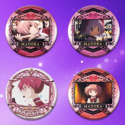Puella Magi Madoka Magica the Movie Part 1: Beginnings / Part 2: Eternal Scene Photo Badge - Blind Pack
