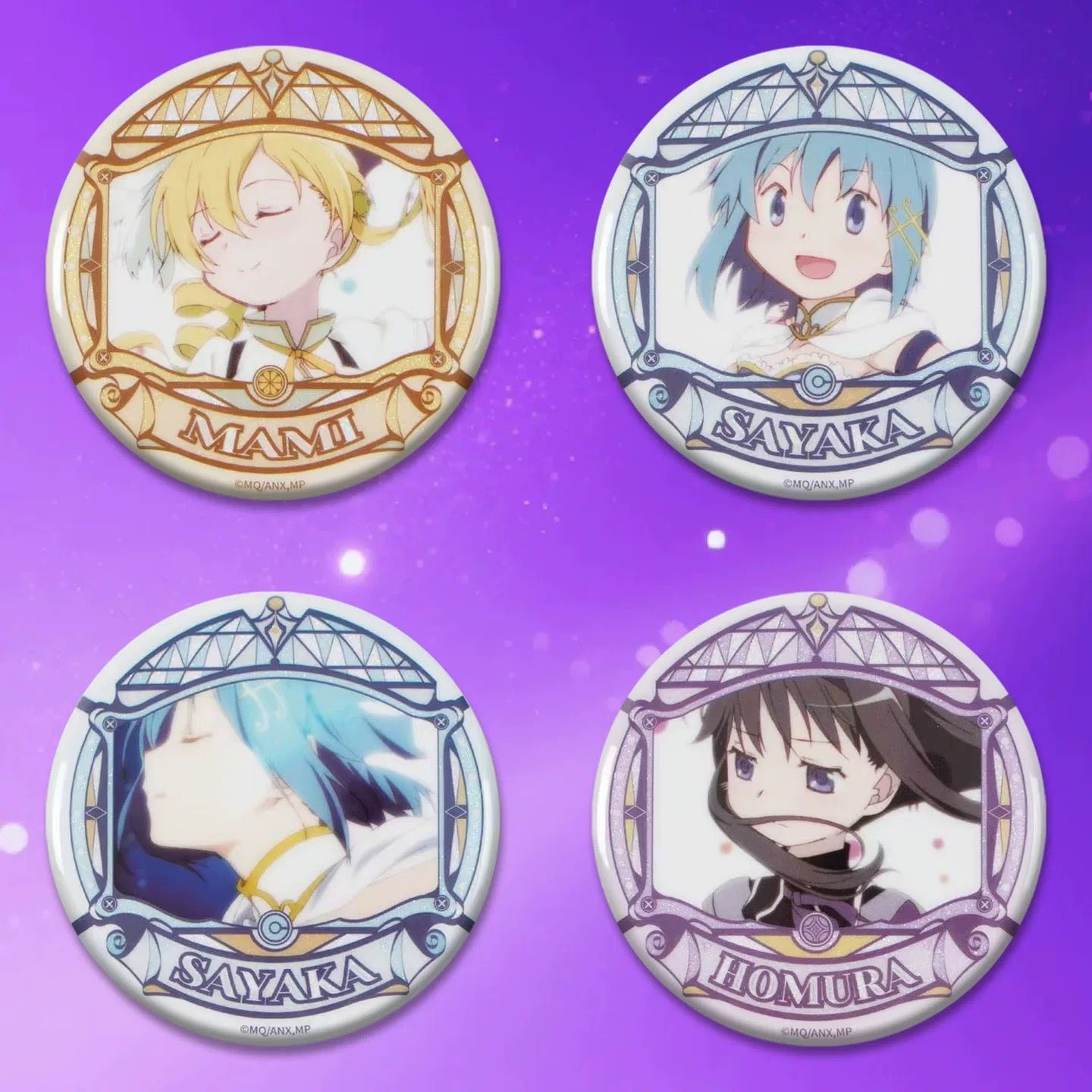 Puella Magi Madoka Magica the Movie Part 1: Beginnings / Part 2: Eternal Scene Photo Badge - Blind Pack