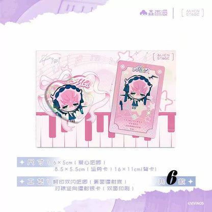 Alien Stage Recollection Series– Heart-Shaped Badge Set