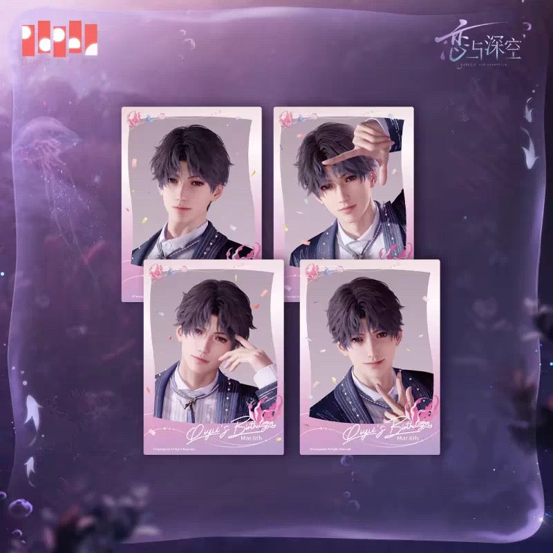 Love and Deepspace Rafayel 2025 Birthday Polaroid Set