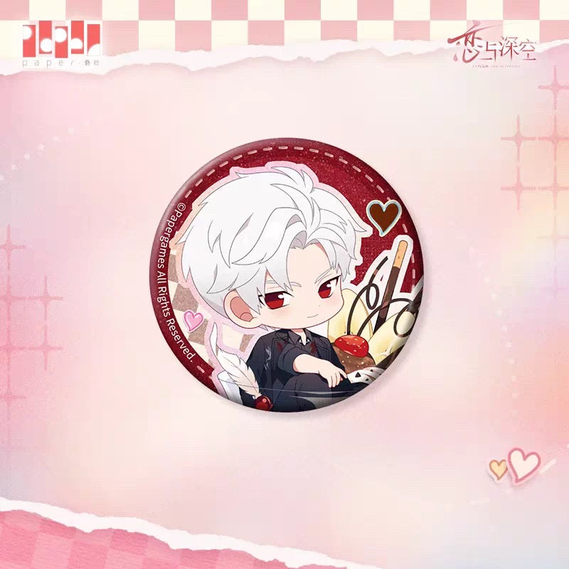 Love and Deepspace “Whispers by the Heart” Series Chibi - Tinplate Badge