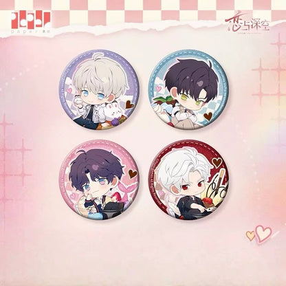 Love and Deepspace “Whispers by the Heart” Series Chibi - Tinplate Badge