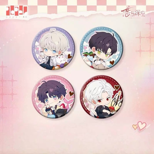 Love and Deepspace “Whispers by the Heart” Series Chibi - Tinplate Badge