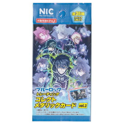 Blue Lock Trading Collectible Metallic Card Vol.3 - Blind Pack
