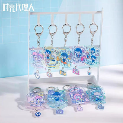 Link Click Animation “Leisure Time” Acrylic Keychain Series - Blind Box