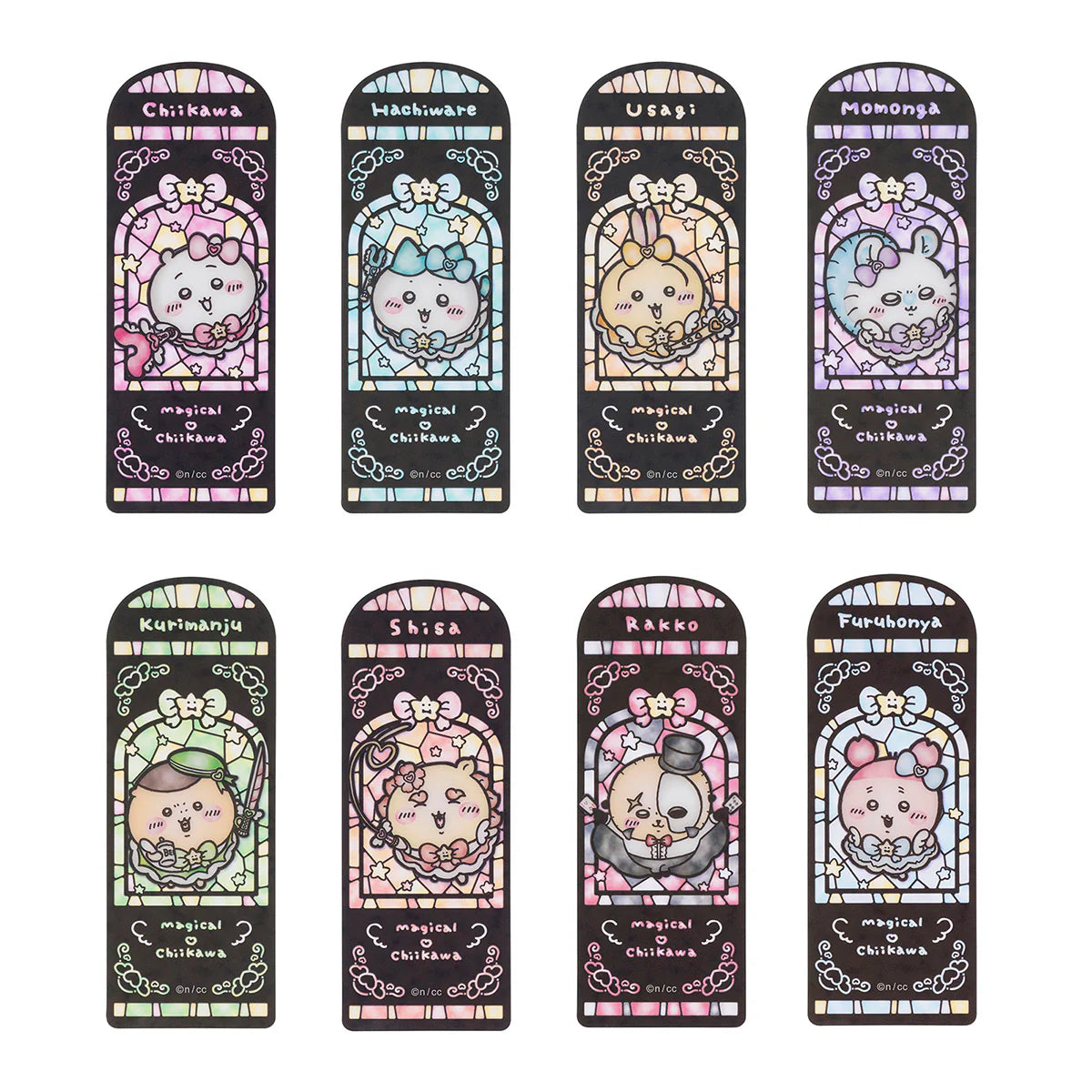 Chiikawa Magical Chiikawa Trading Stained Glass Style Clear Bookmarks - Blind Pack